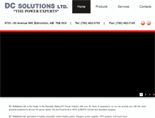 Tablet Screenshot of dcsolutions.ab.ca